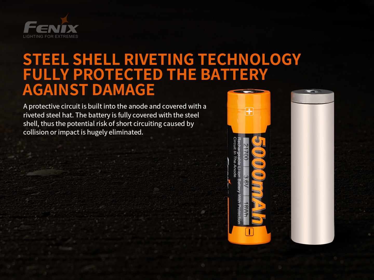 Fenix ARB-L21-5000 V.2 (5000mAh 21700 Battery)