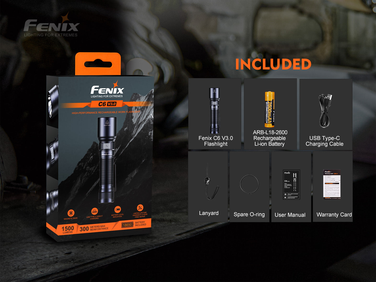Fenix LED Torch - C6 V.3