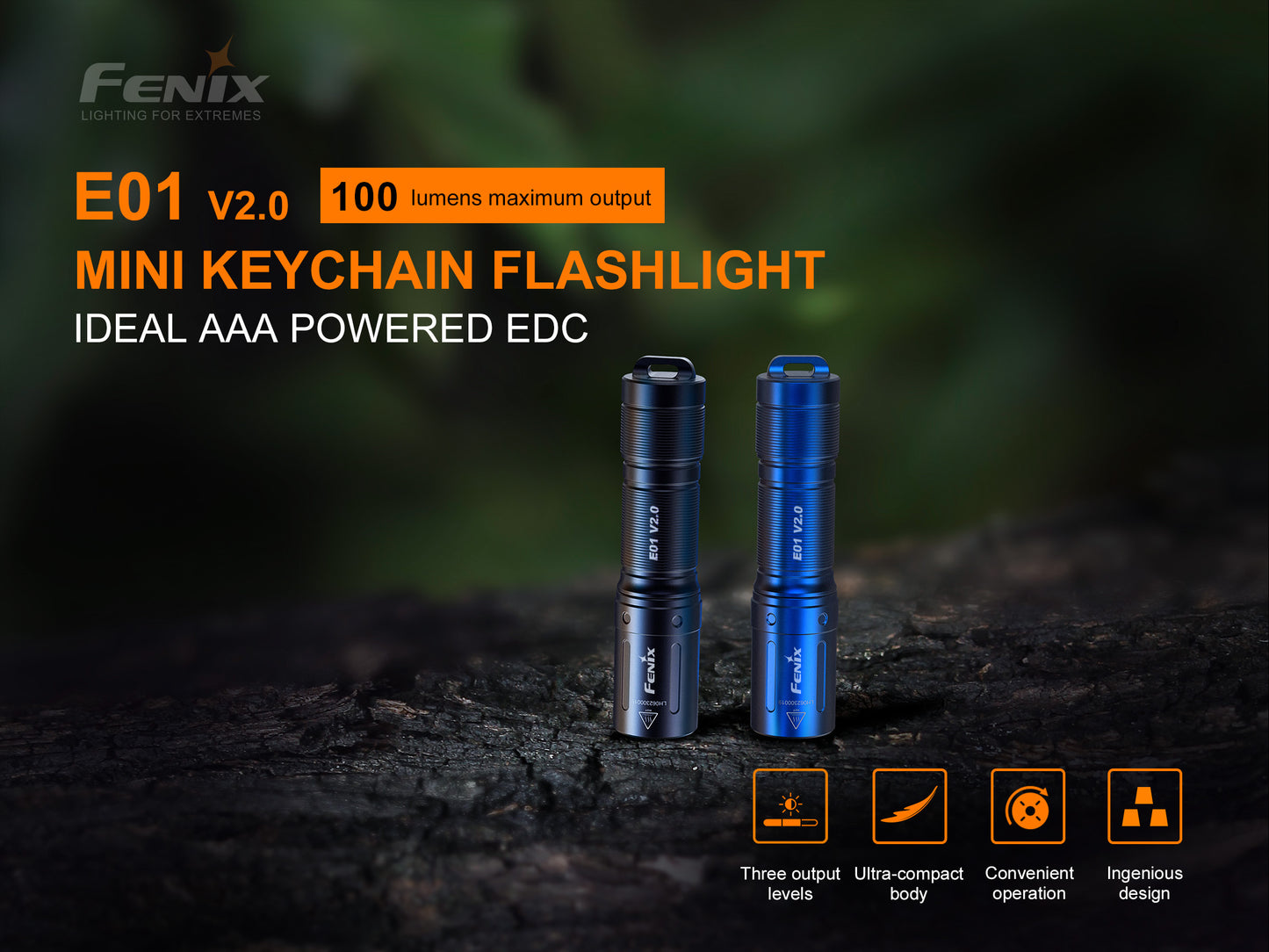 Fenix LED Torch - E01 V.2