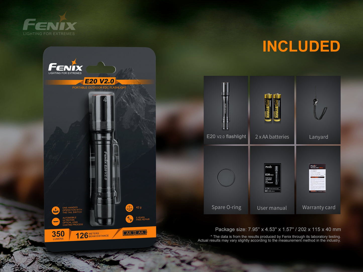 Fenix LED Torch - E20 V.2