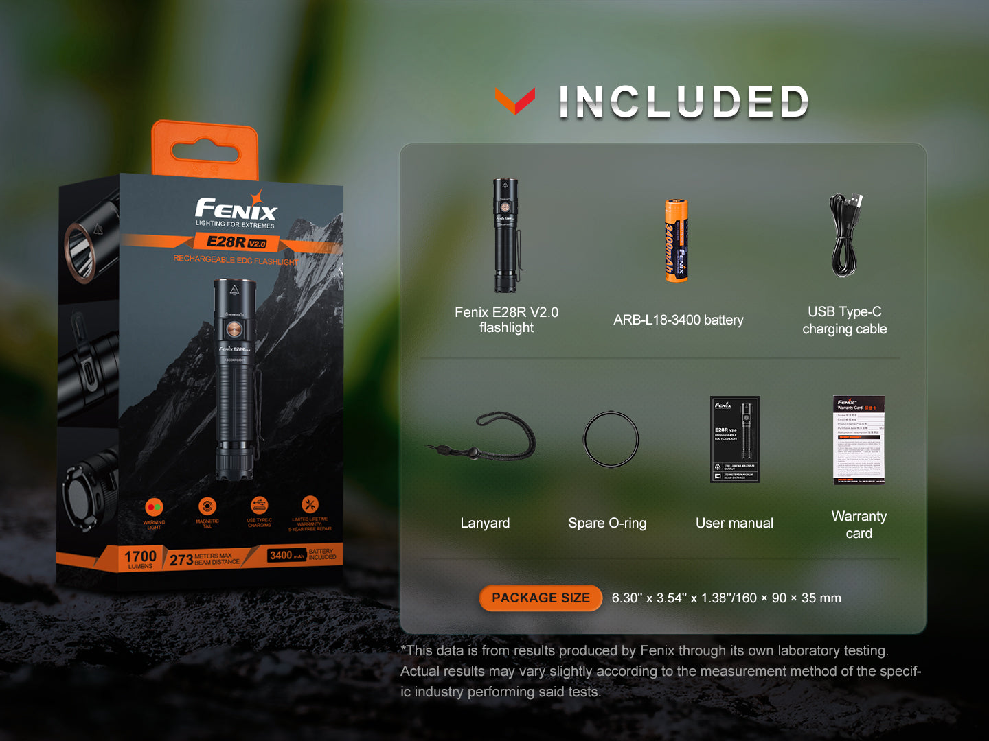 Fenix LED Torch - E28R V.2