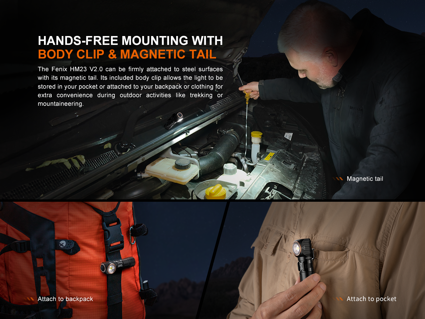 Fenix LED Headlamp - HM23 V.2