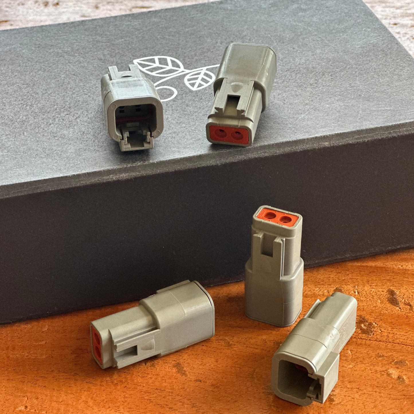 Deutsch DTP Series 2-Way Receptacle Housing