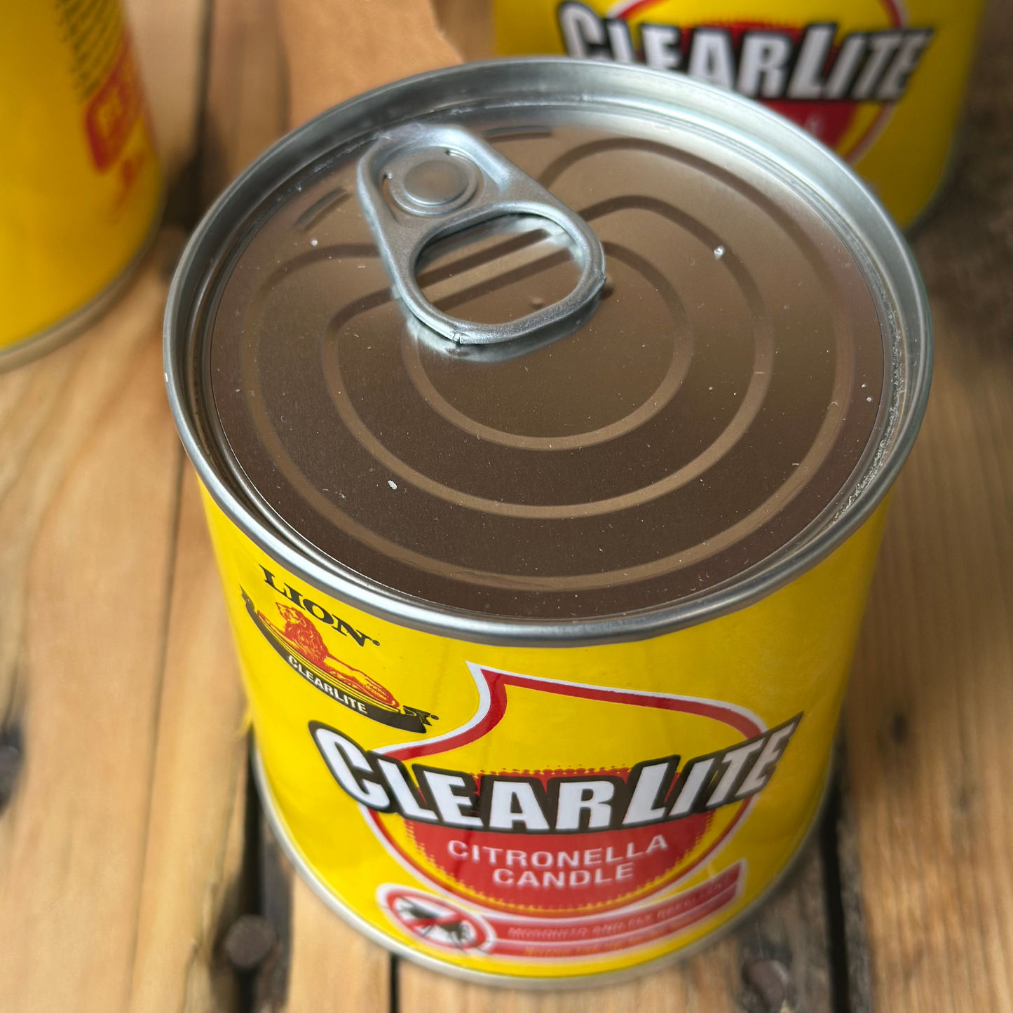Lion Clearlite Citronella Candle Tin
