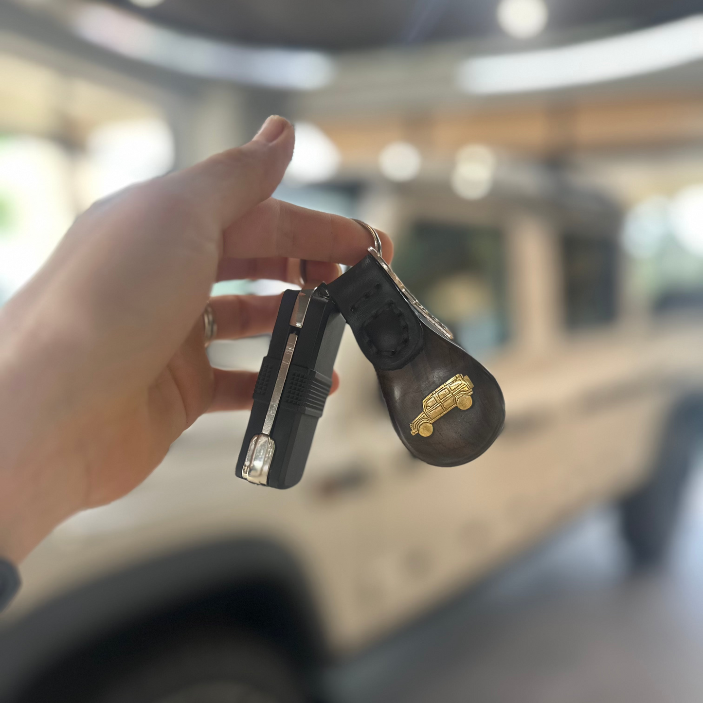 WA Grenadier Brass Keyring