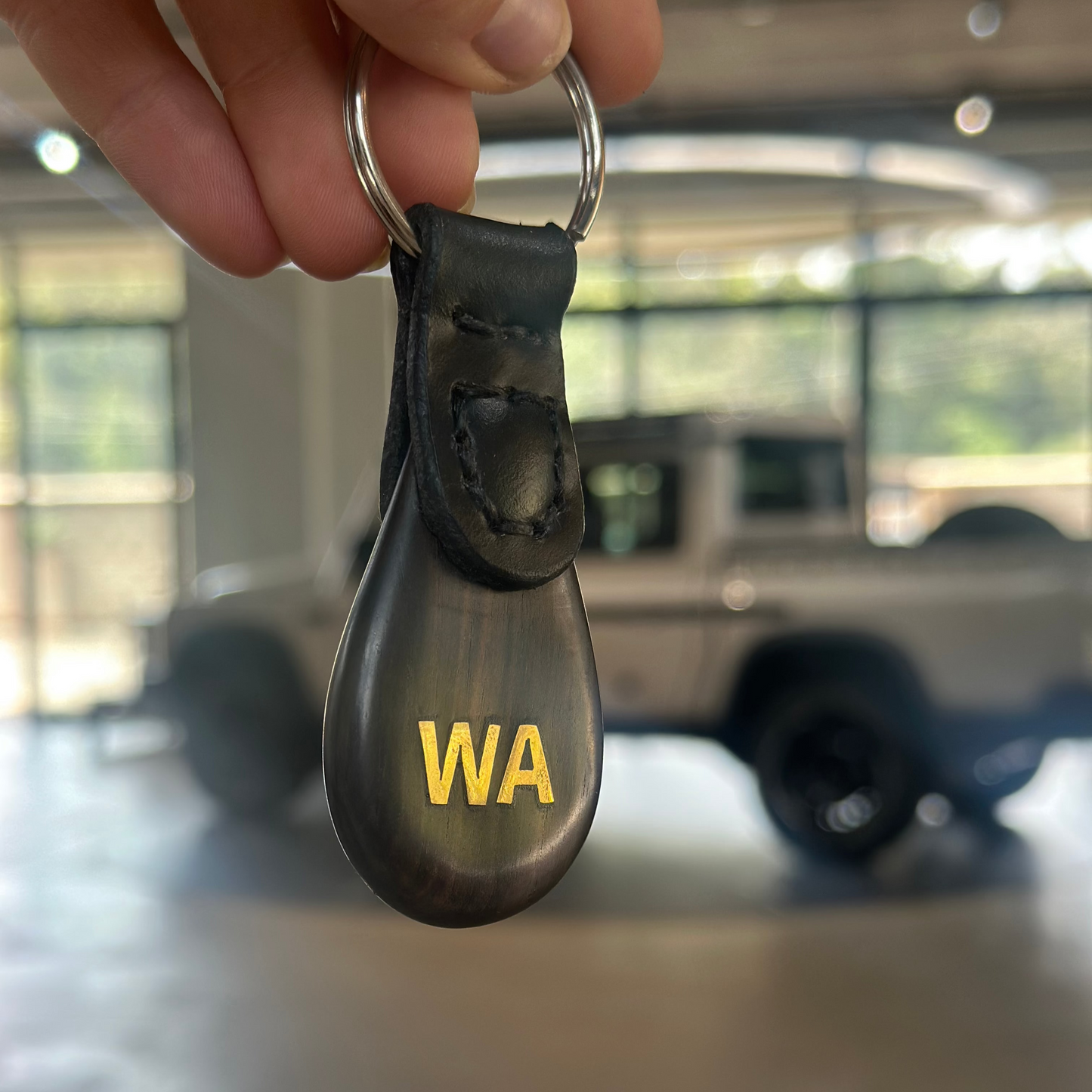 WA INEOS Brass Keyring