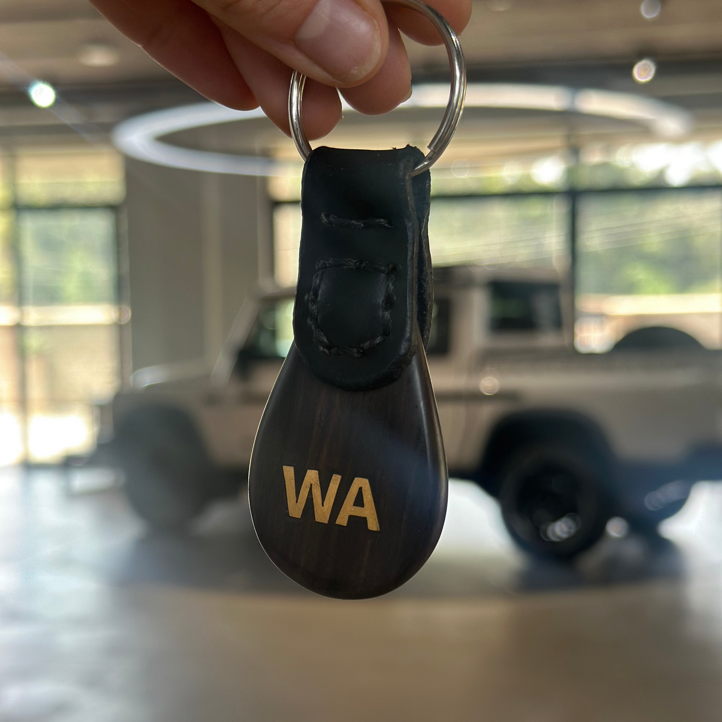 WA INEOS Brass Keyring