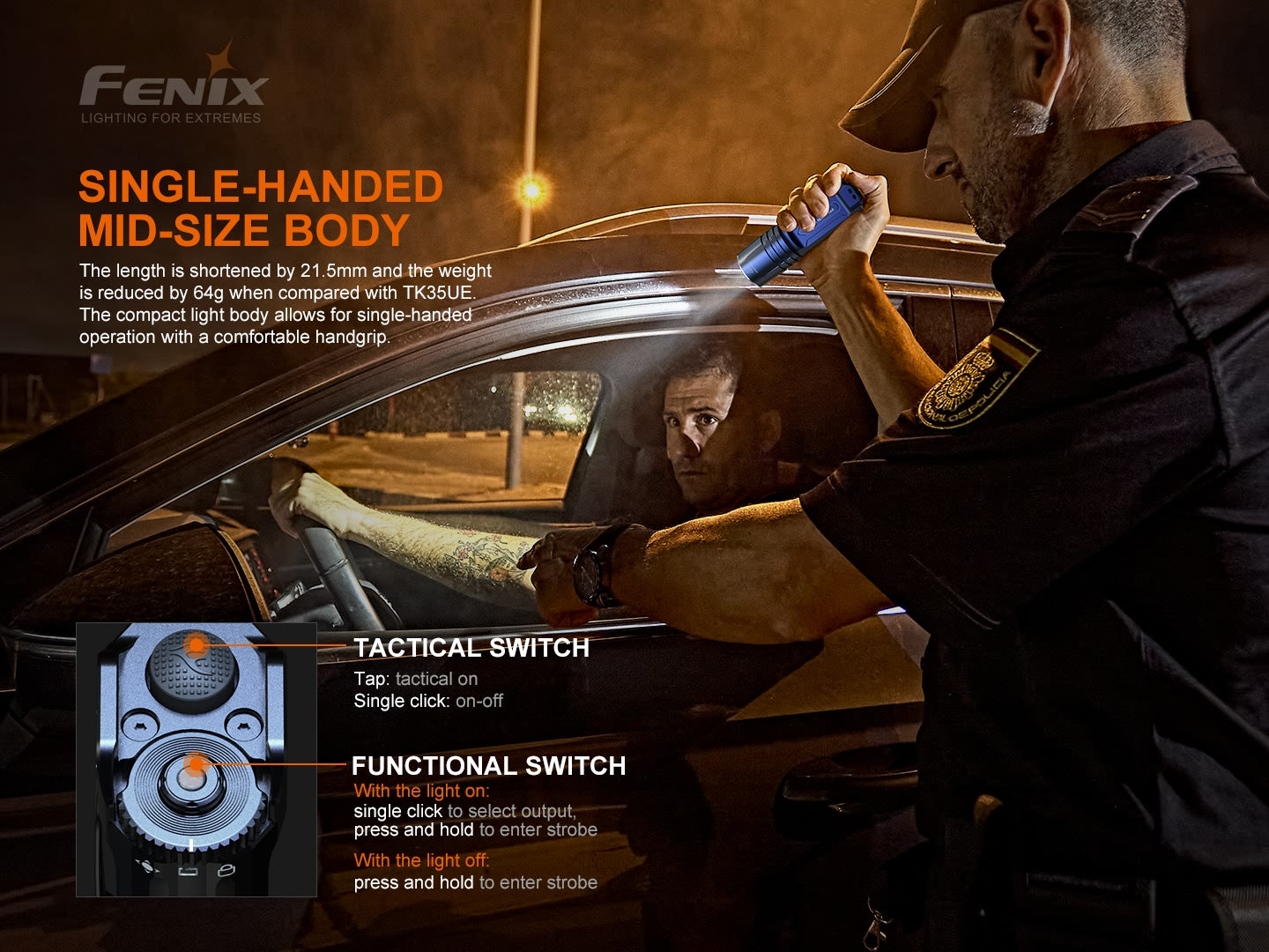 Fenix LED Torch - TK35UE V.2