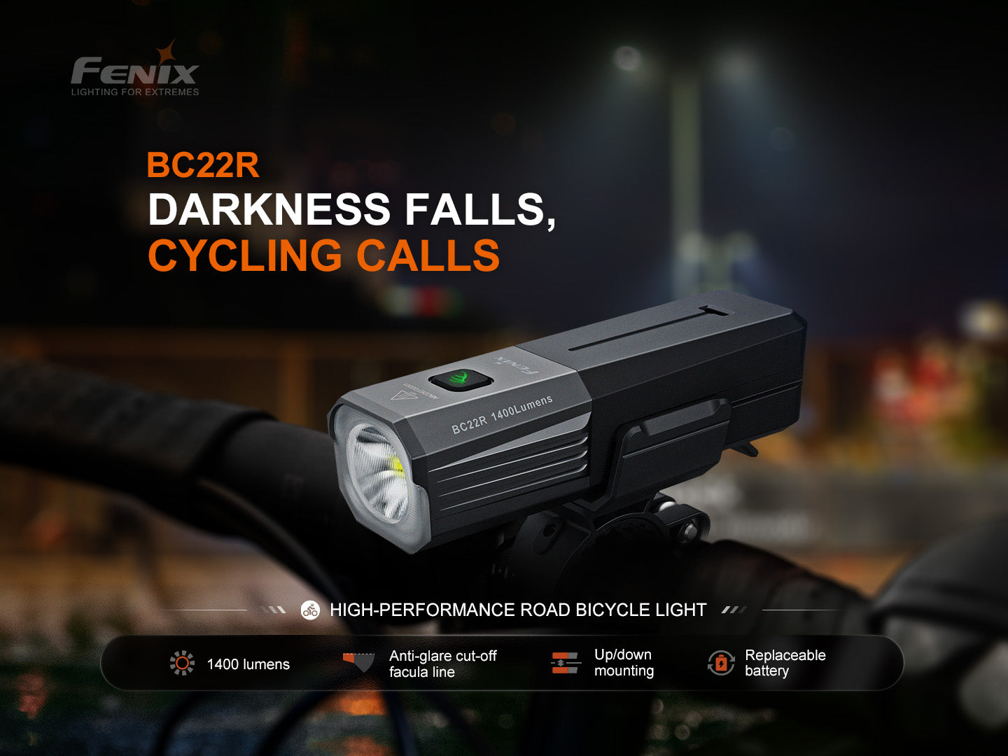 Fenix LED Bike Light - BC22R