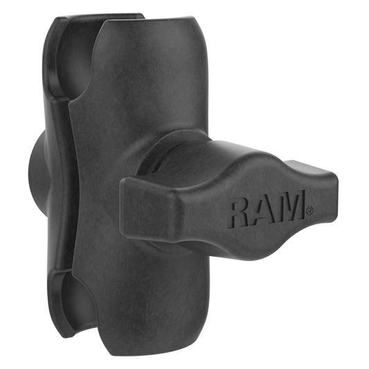 RAM Composite Double Socket Short Arm 1" Ball