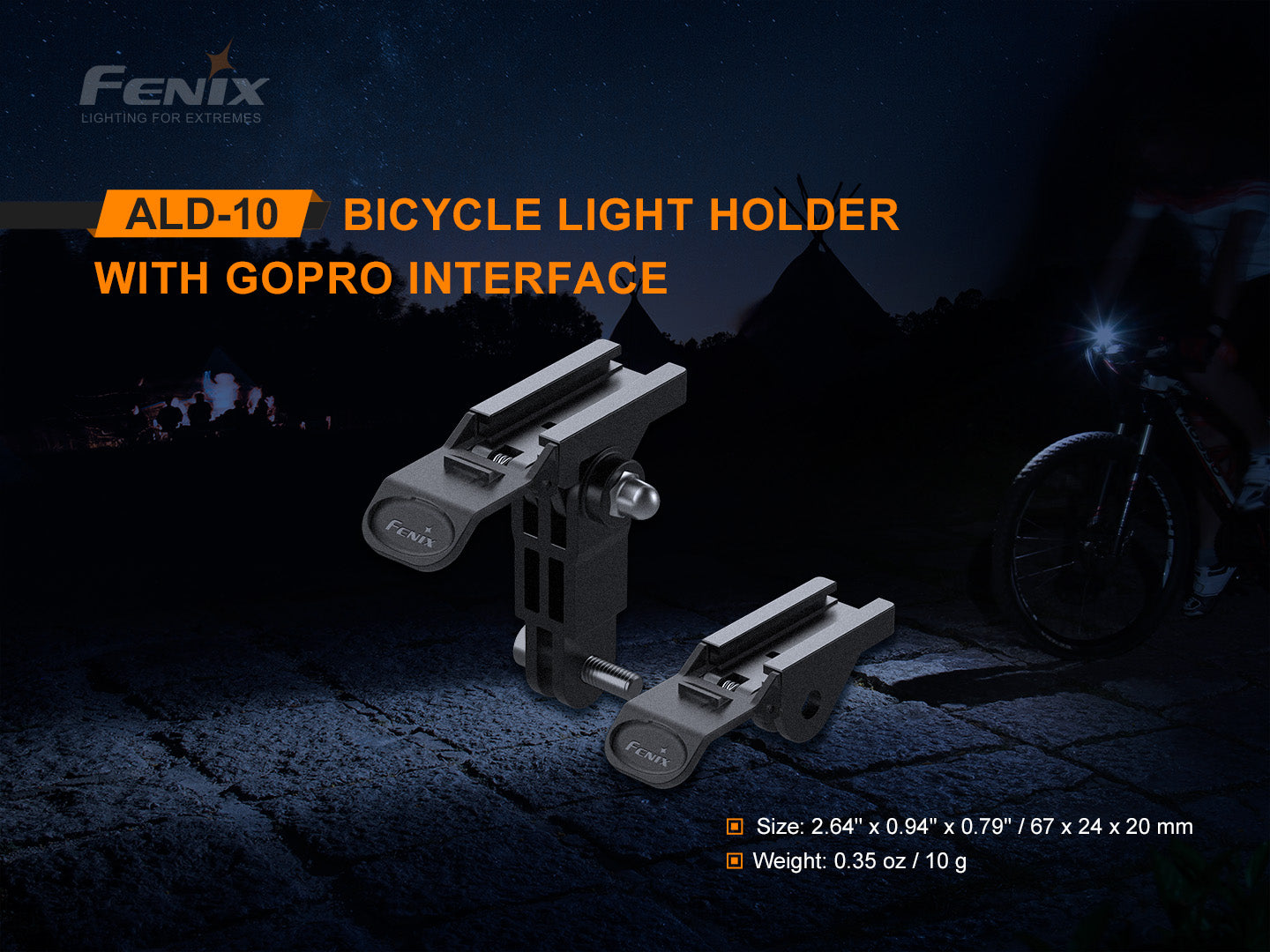 Fenix Bike Light Holder - ALD-10