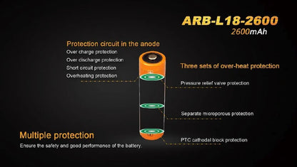 Fenix ARB-L18 Battery (2600mAh Variants)