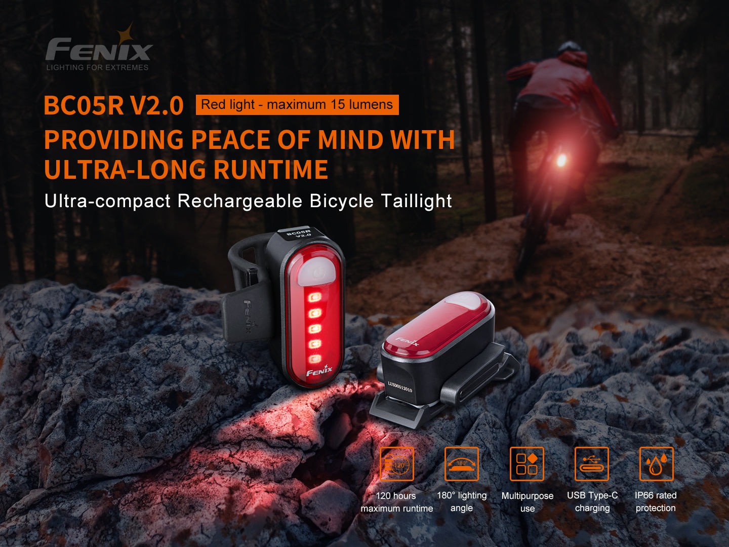 Fenix LED Bike Light - BC05R V.2