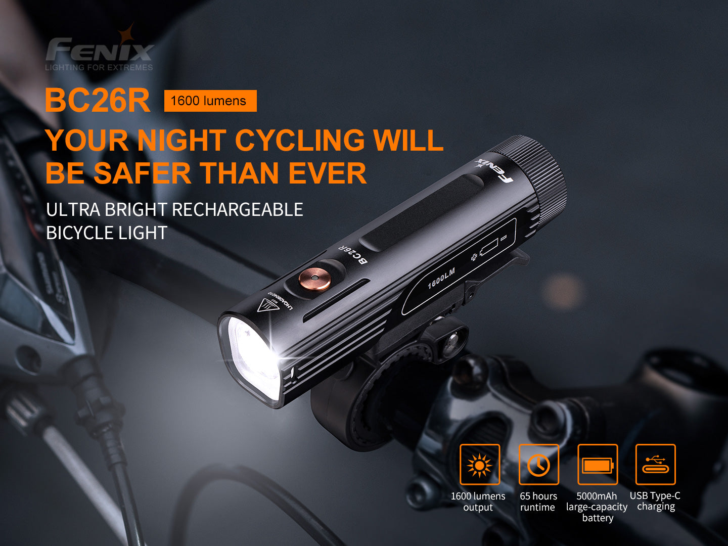 Fenix LED Bike Light - BC26R