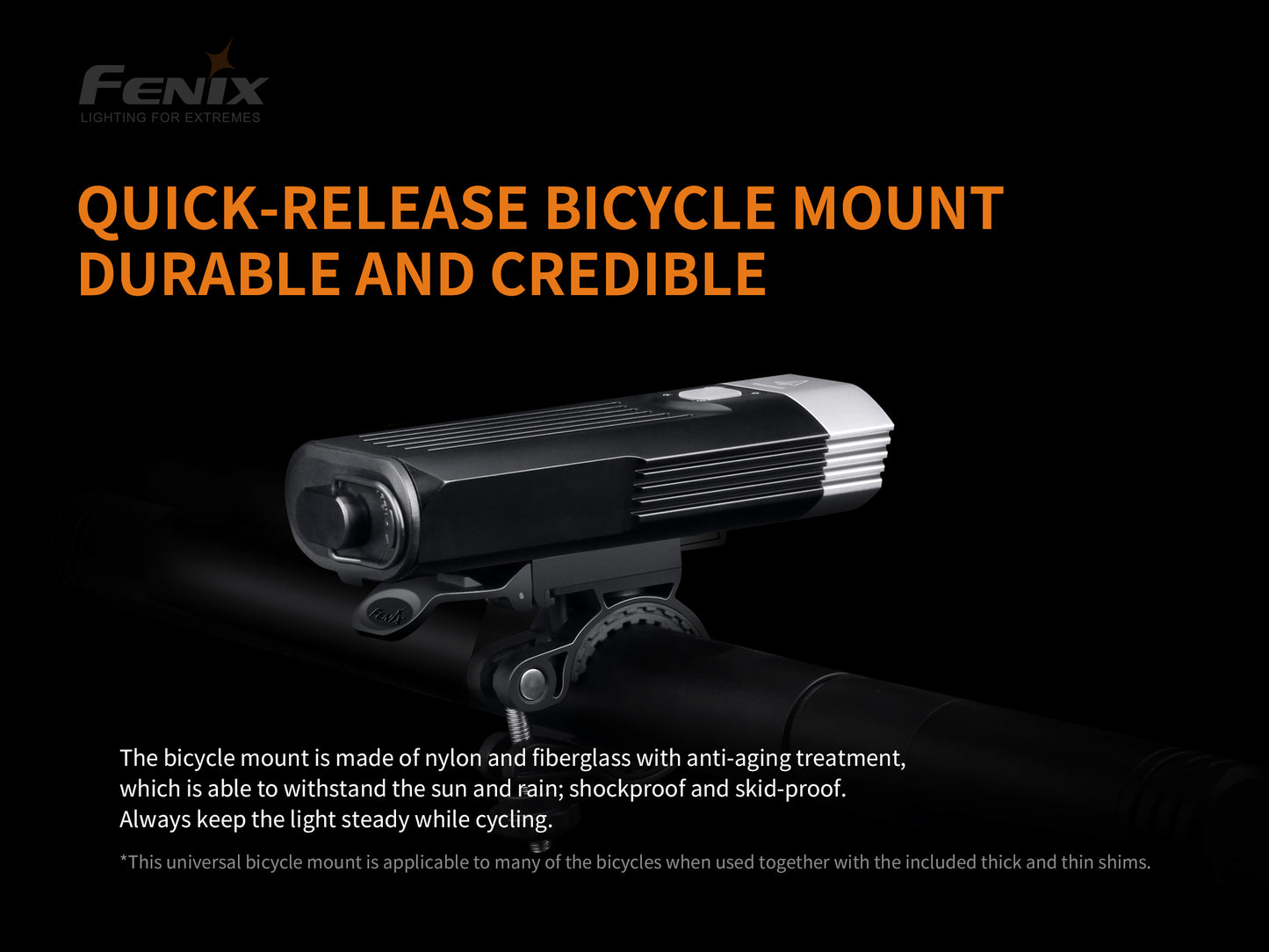 Fenix LED Bike Light - BC30 V.2