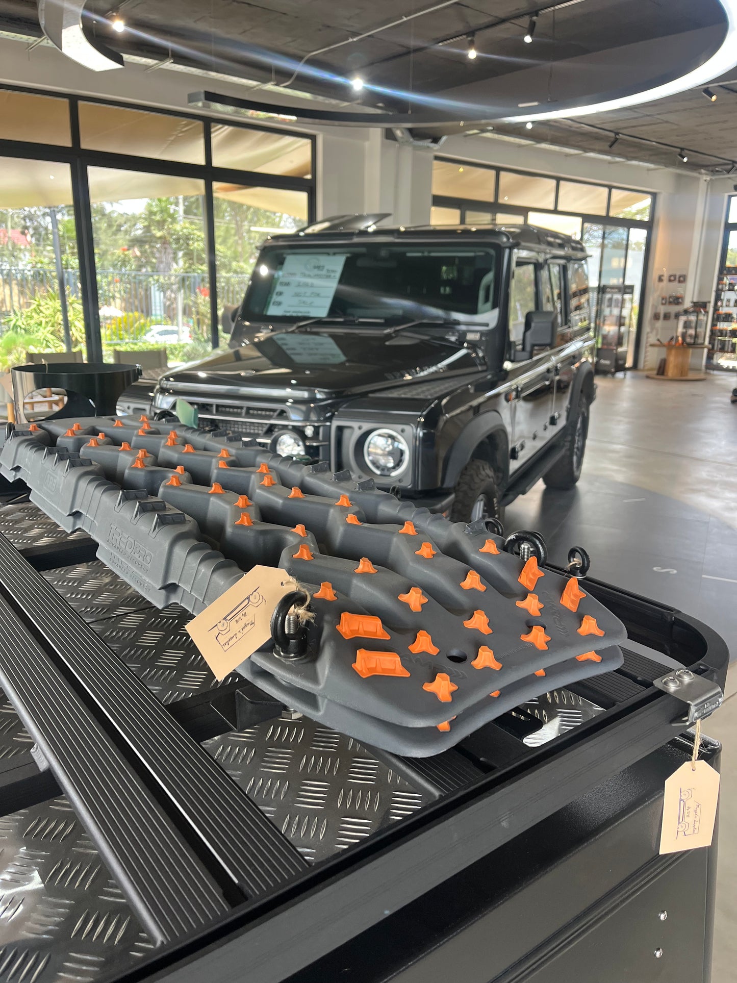 BC Roof Rack Maxtrax Brackets Flat