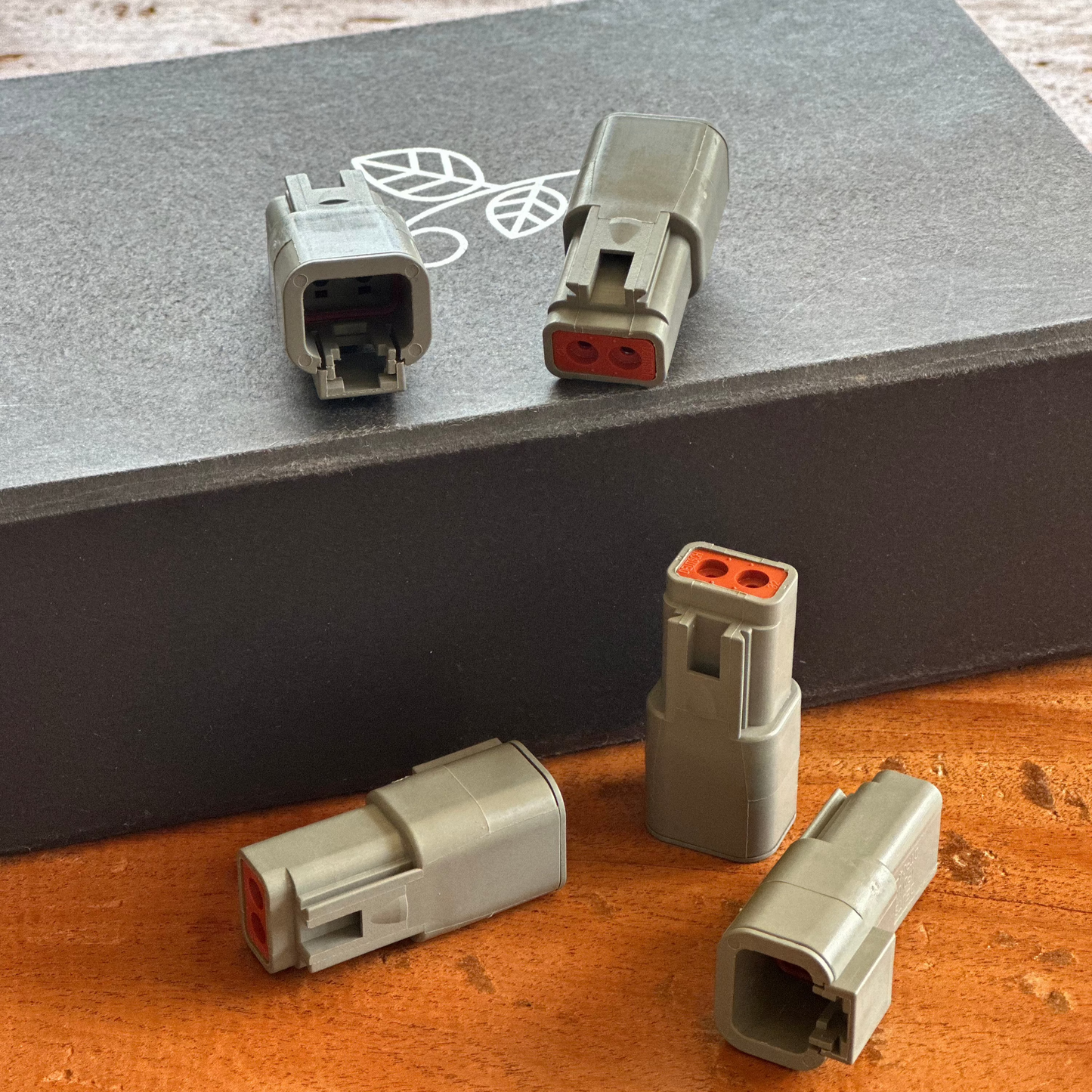 Deutsch DTP Series 2-Way Receptacle Housing