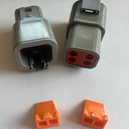 Deutsch DTP Series 4-Way Receptacle Wedgelock (for receptacle housing DTP04-4P)