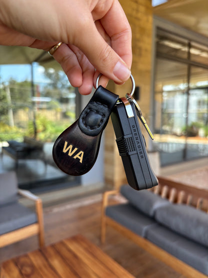 WA Grenadier Brass Keyring