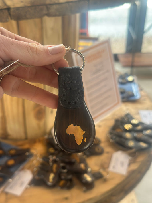 Africa Brass Keyring