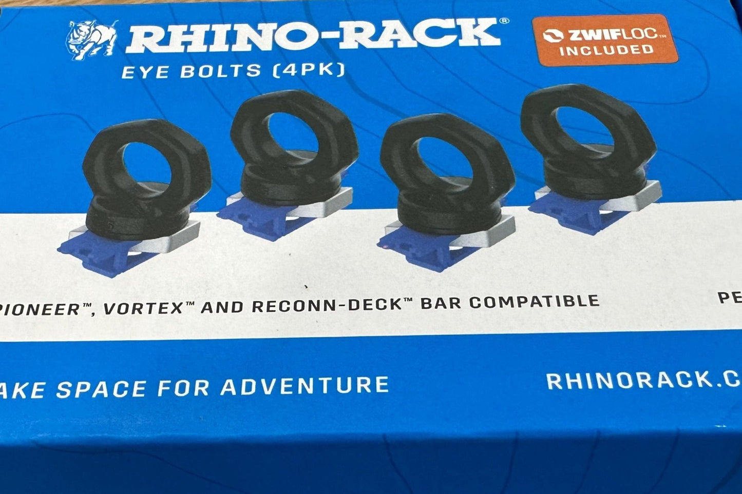 Rhino Rack Tie Down Rings (For RR Pioneer) (4-Pack)