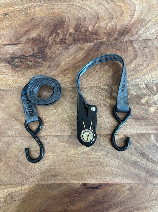 Big Country Ratchet Strap with S Hooks