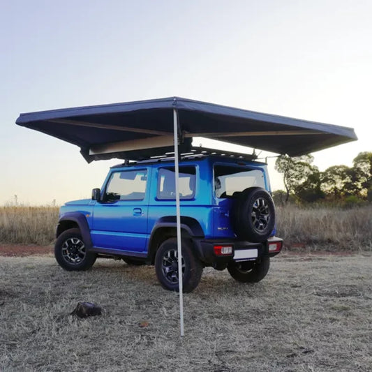 BC Ostrich Wing "Junior" Awning, LHS, Grey + Black Bag