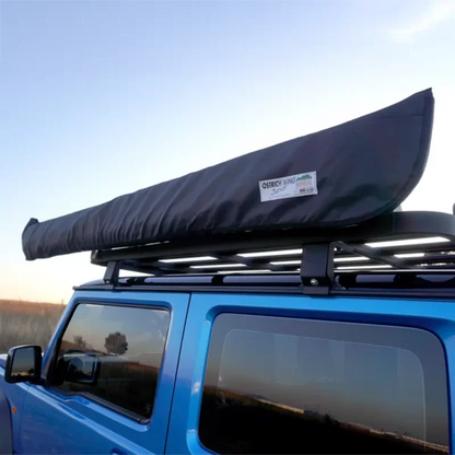 BC Ostrich Wing "Junior" Awning, LHS, Grey + Black Bag