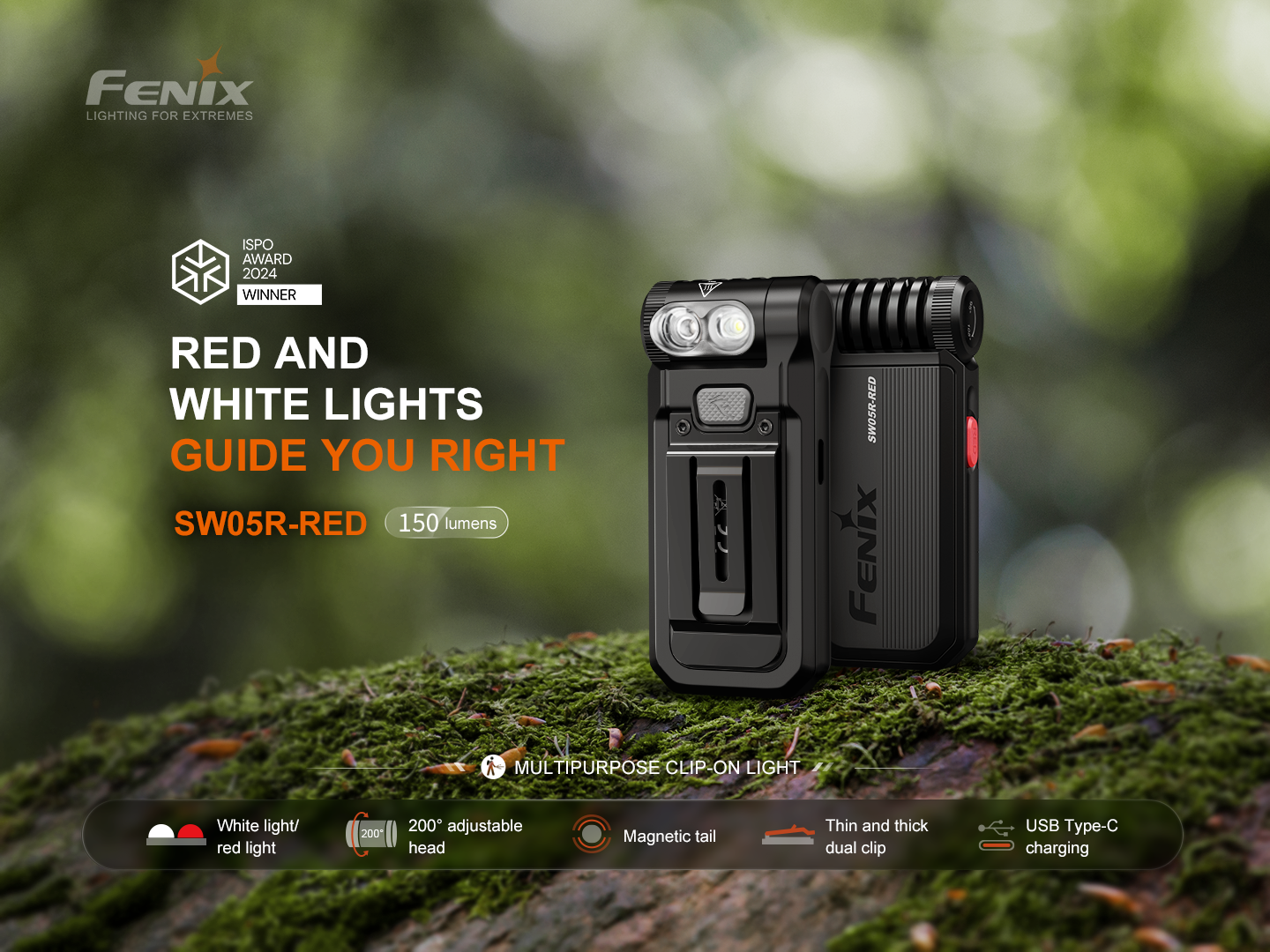 Fenix LED Torch - SW05R-RED