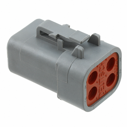 Deutsch DTP Series 4-Way Plug Housing