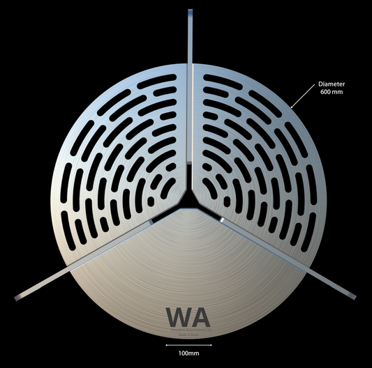 Spare Tyre Mounted Grill, WA Branded